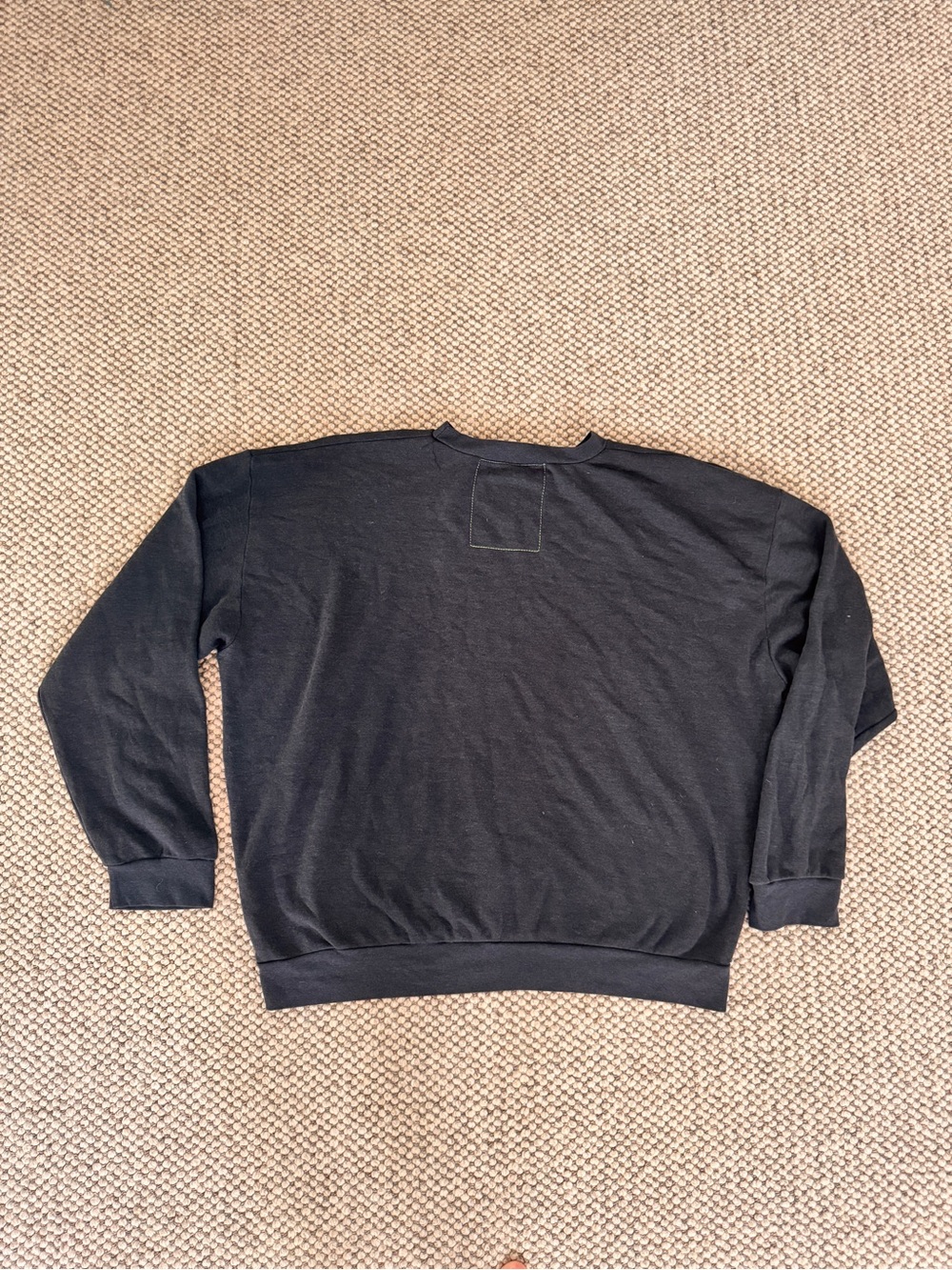 Aviator Nation Charcoal Sweatshirt with Pink Heart Graphic - Picture 7 of 7
